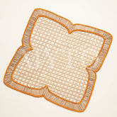 Square Flower Placemat Orange